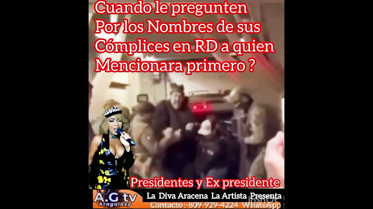 Maduro y RD Aragalaxy tv La Diva Aracena Artista Estadounidense presenta