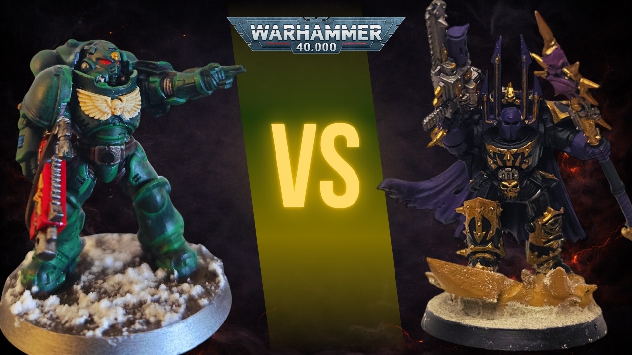 Dark Angels VS Chaos Space Marines: A Short Form 40k Battle Report