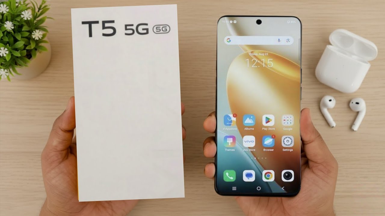 Vivo T5 5G Unboxing And Hands On First Look | Vivo T5 5G Camera Test, Battery Test, Bgmi test 