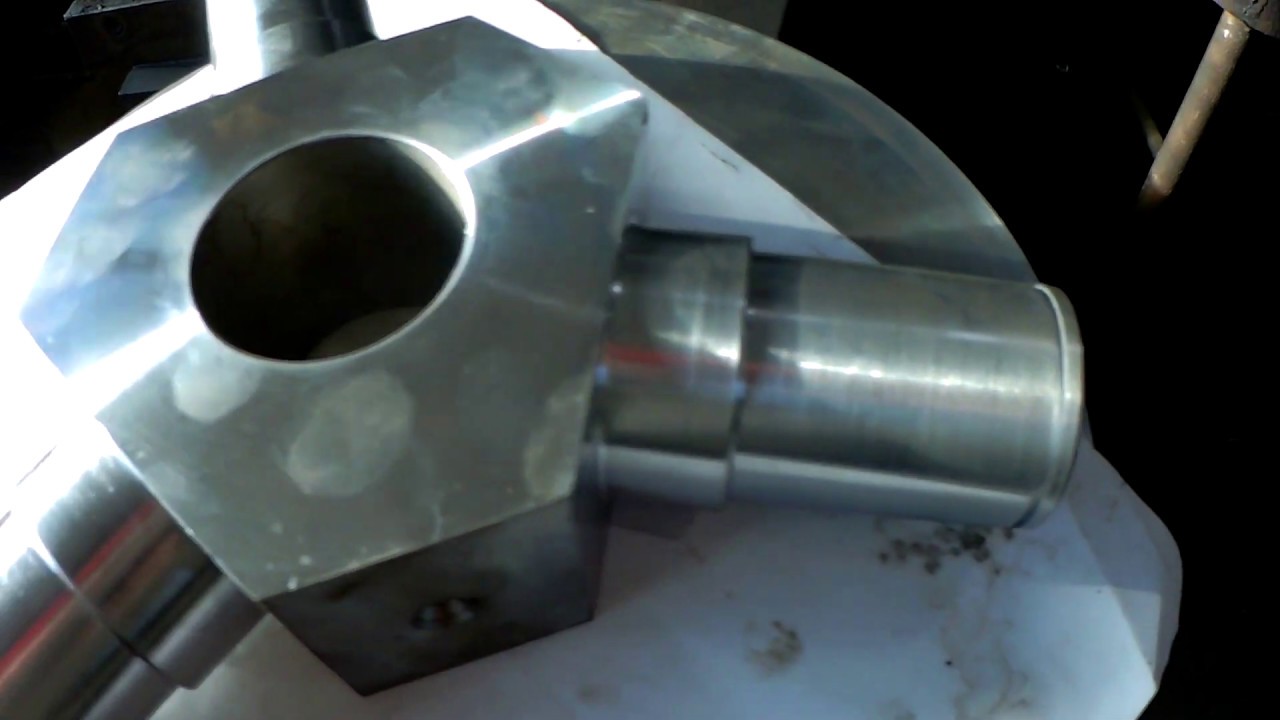 Как сделать тройник на гранулятор из цельной заготовки