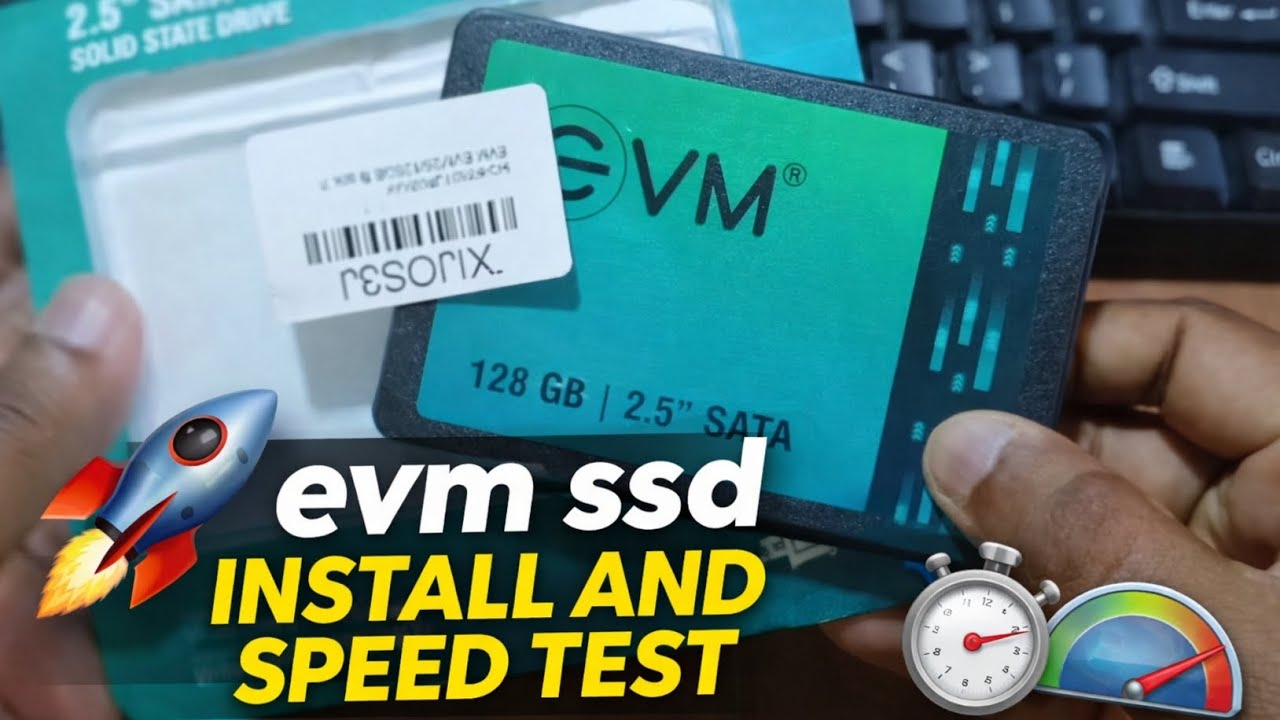 EVM 128GB SATA SSD Unboxing & Speed Test | Best Budget SSD for Laptop & PC?