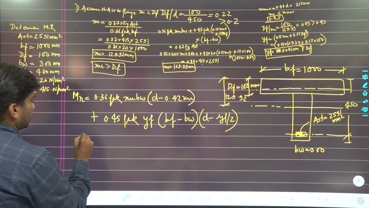 19. Analysis of Flanged Beam (Numerical 2)