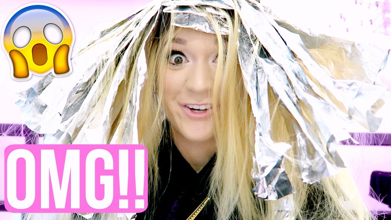 DYING MY HAIR MORE BLONDE!!! OMG!!