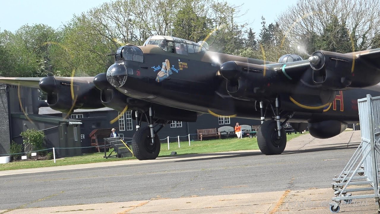 Video 249 Restoration of Lancaster NX611 Year 7. Training taxi run.