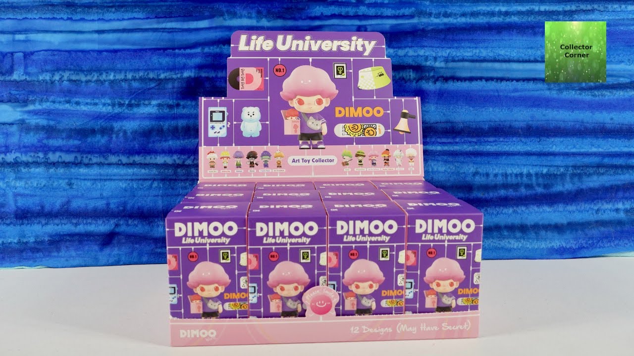 Dimoo Life University Blind Box Pop Mart Unboxing Review | CollectorCorner