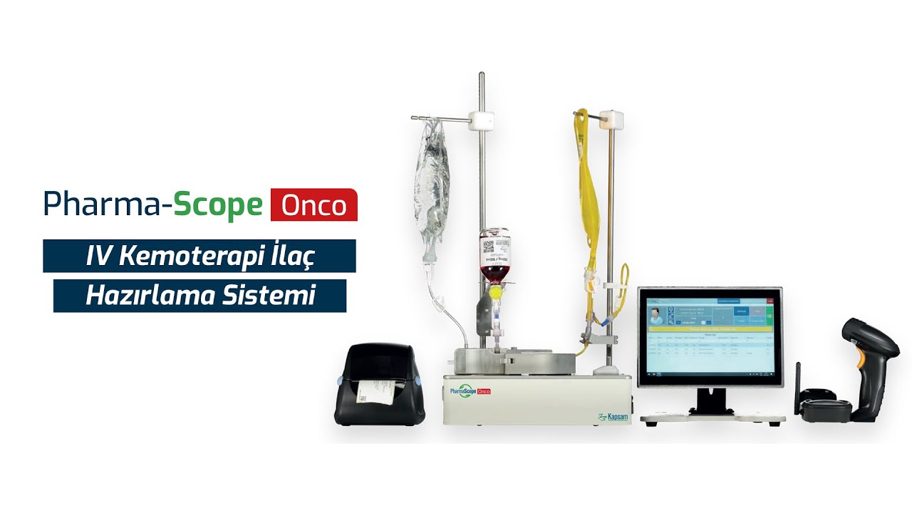 Otomatik IV Kemoterapi İlaç Hazırlama Sistemi | PharmaScope Onco Mobil
