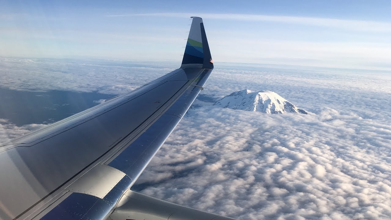 (HD) Alaska Airlines E175 | PREMIUM Class | Seattle - Dallas Love Field