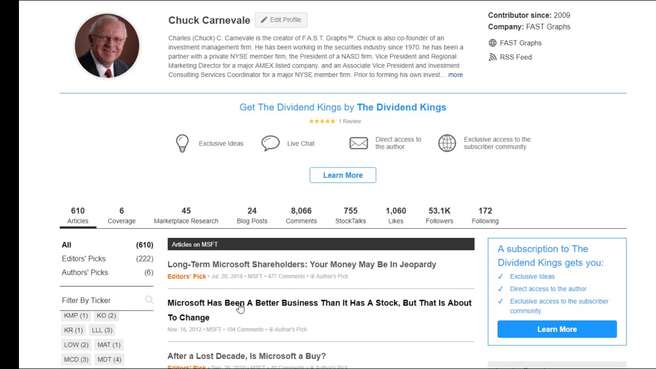 Microsoft Important Lessons in Valuation: Part 1