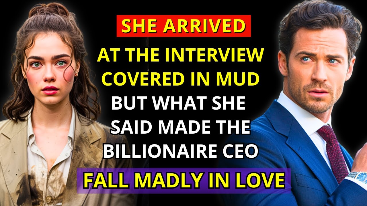 She arrived at the INTERVIEW COVERED in MUD —But what she SAID made the BILLIONAIRE CEO fall in LOVE