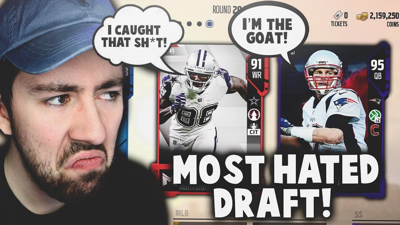 DRAFTING THE MOST HATED PLAYERS IN THE NFL! Madden 18 Draft Champions