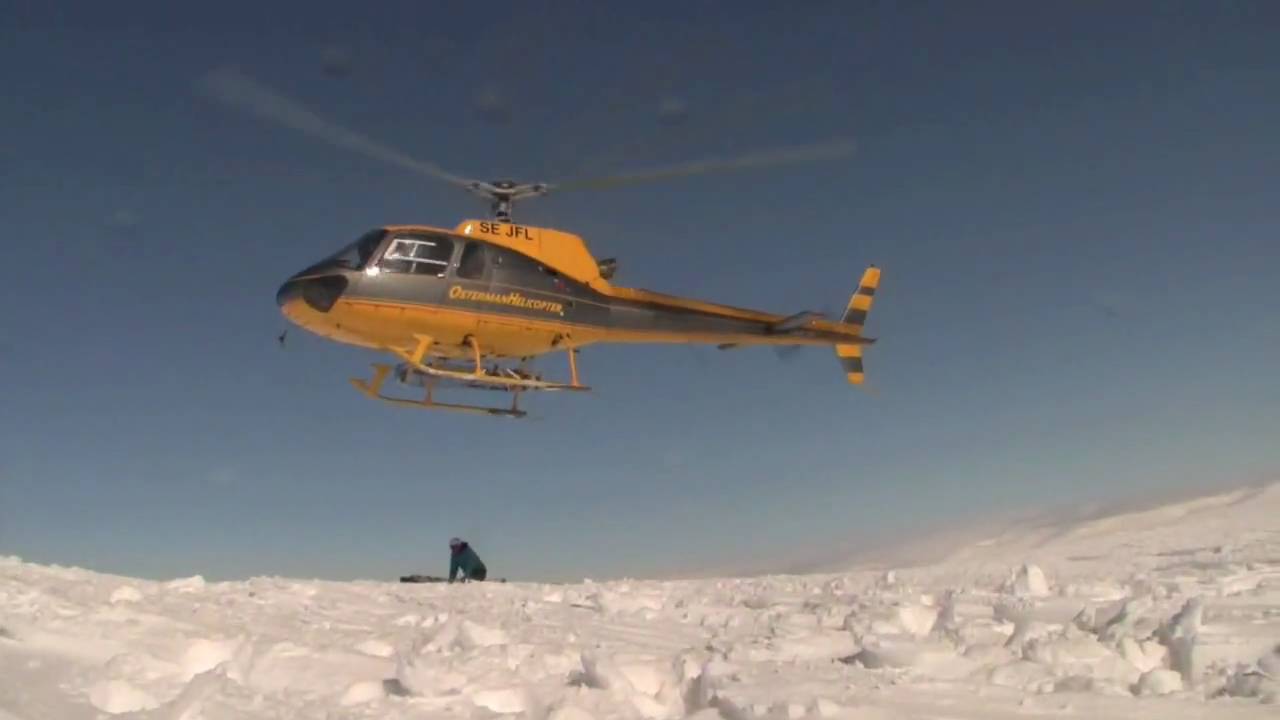 Påsk-Heliski på Helags 1797 möh. 10/4-10