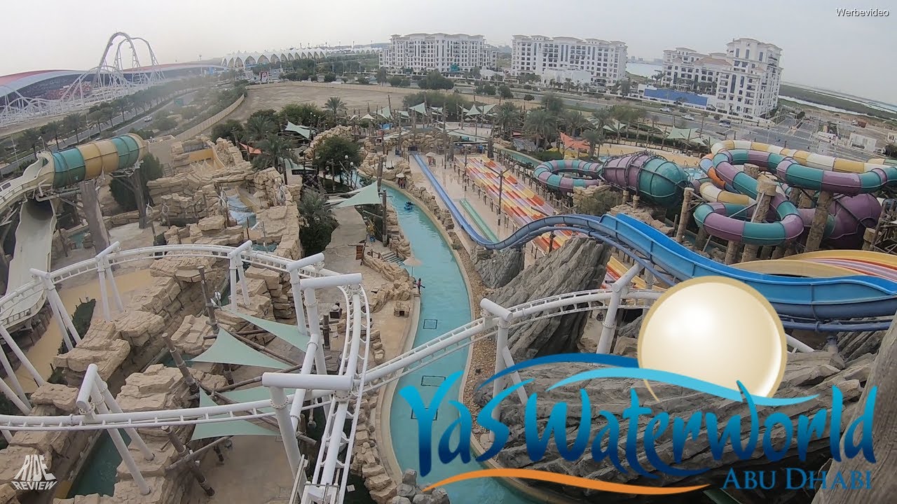 Achterbahn im Wasserpark !?! - Yas Waterworld Abu Dhabi - Vlog