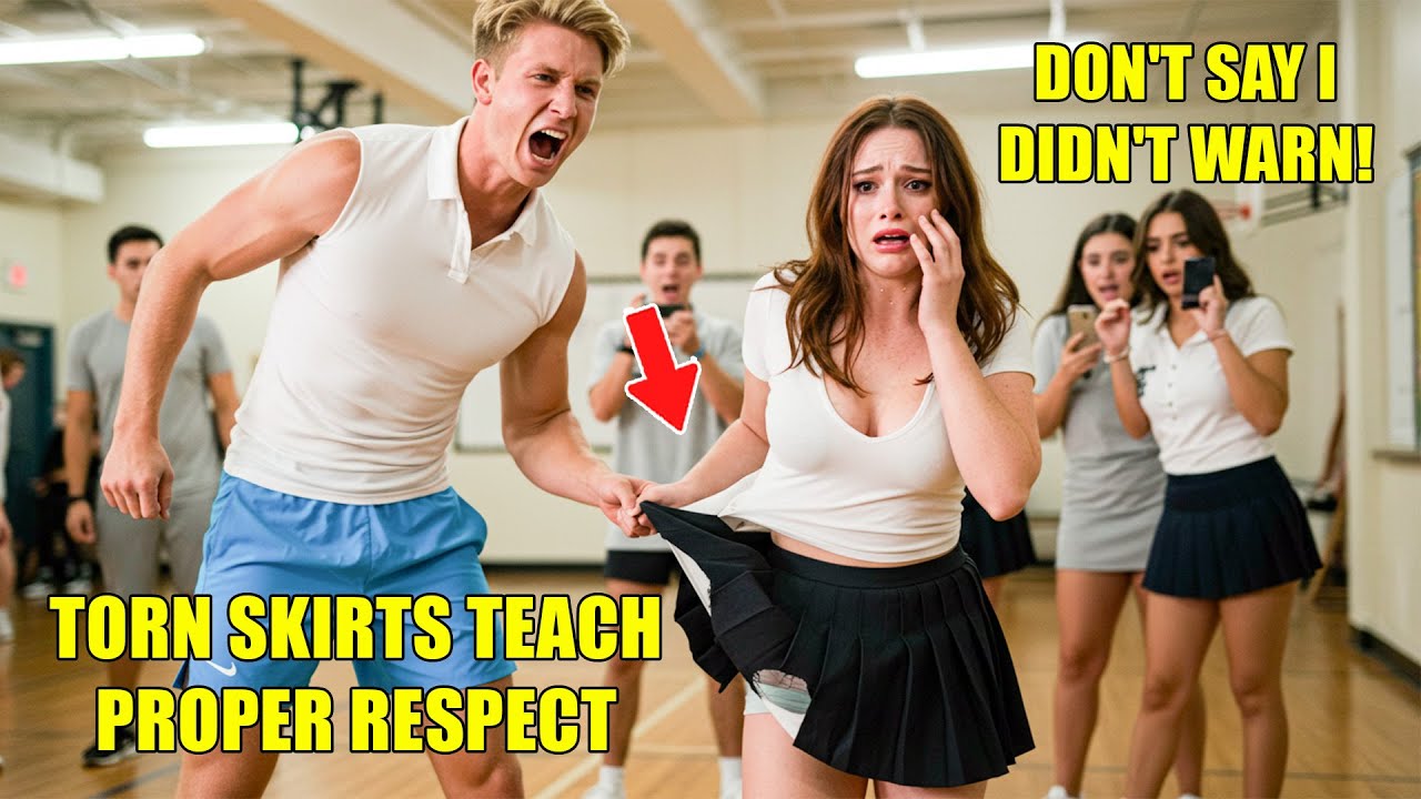 Bullies CUT the Quiet Girl’s Skirt During Tennis Doubles — She Knocked Him Past the Baseline