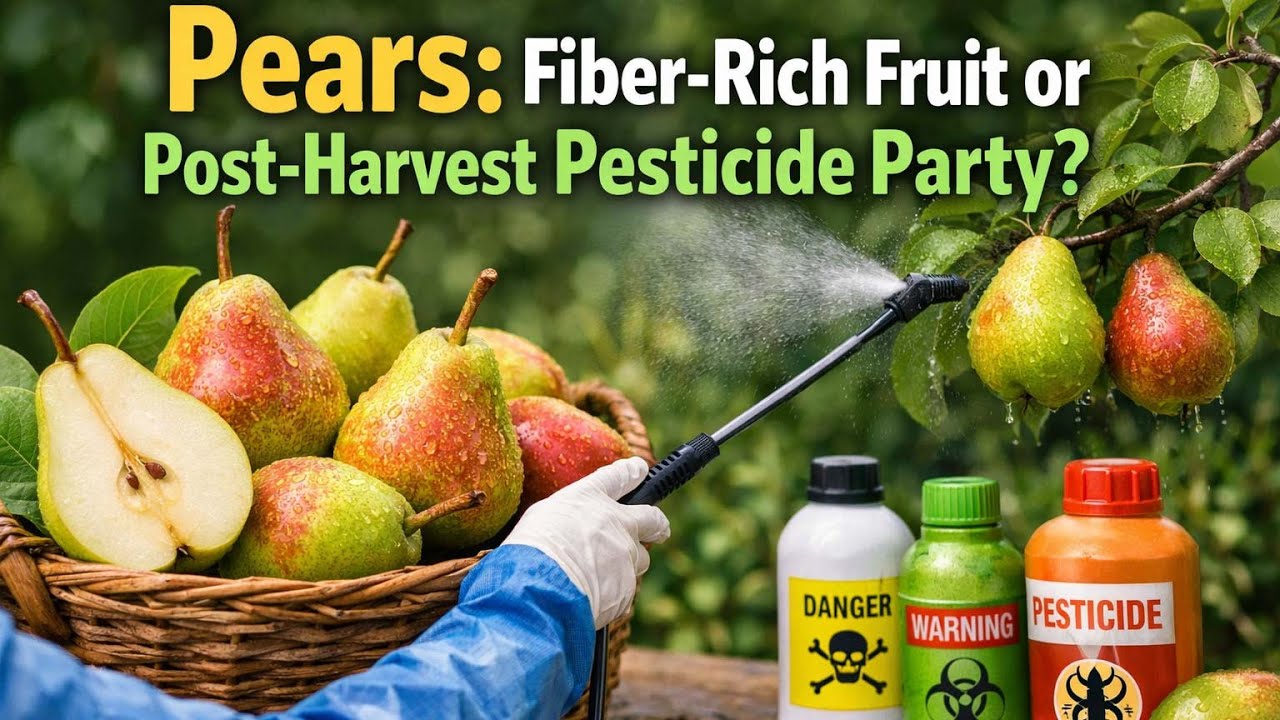 Your Pear's Long-Lasting Freshness Has a Dark Chemical Secret!