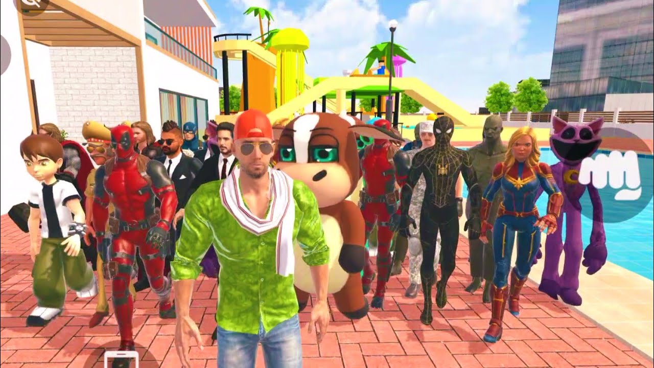 Aj Ghar Pa Water Park Banaya  - In Indian Theft Auto Simulator / NextGenGamer