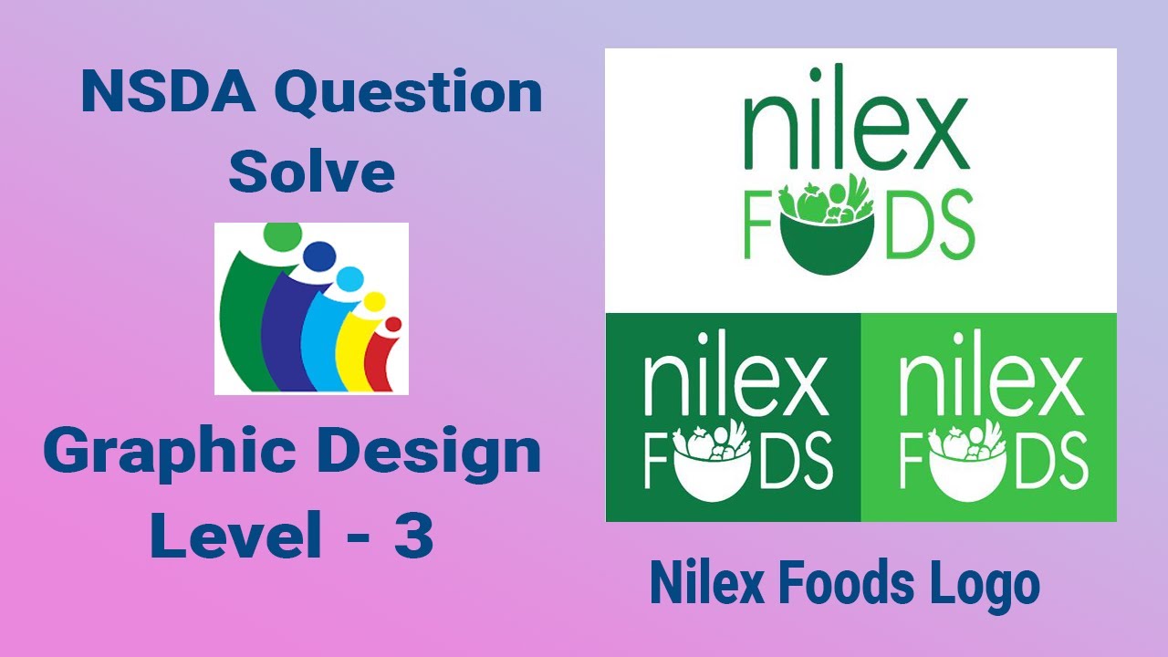 Nilex | NSDA Question Solve | Graphic Design Level - 3