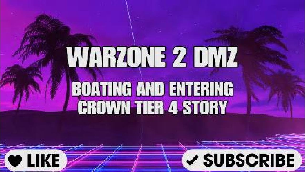 DMZ .. BOATING AND ENTERING .. CROWN TIER 4 STORY MISSION