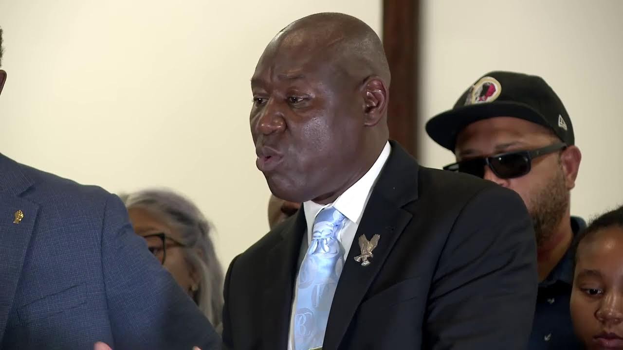 Jabari Peoples news conference with Ben Crump, Leroy Maxwell