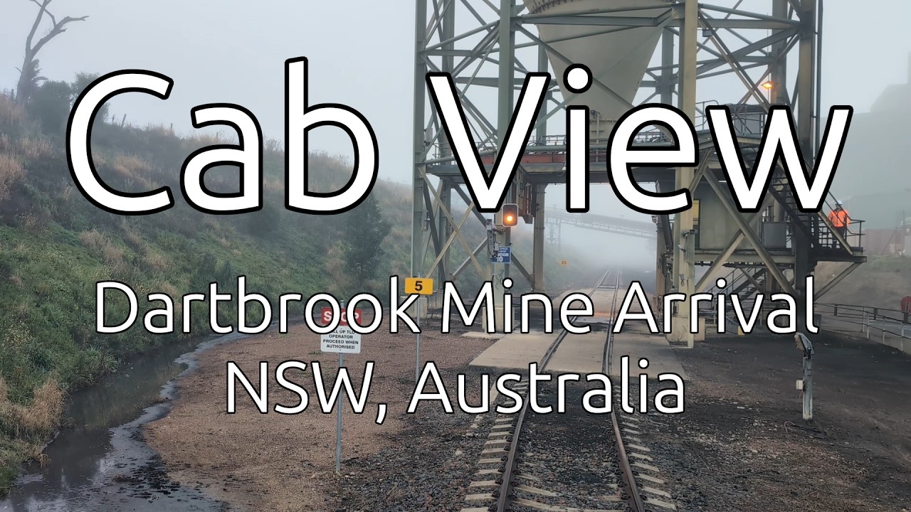 Cab View - Dartbrook coal mine arrival, August 2025
