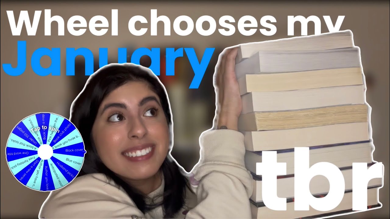 the wheel helps me choose my books! | January TBR💙❄️