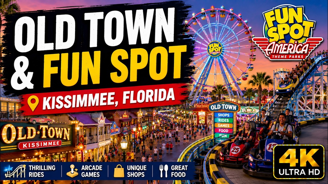 Kissimmee's HIDDEN GEM Old Town & Fun Spot