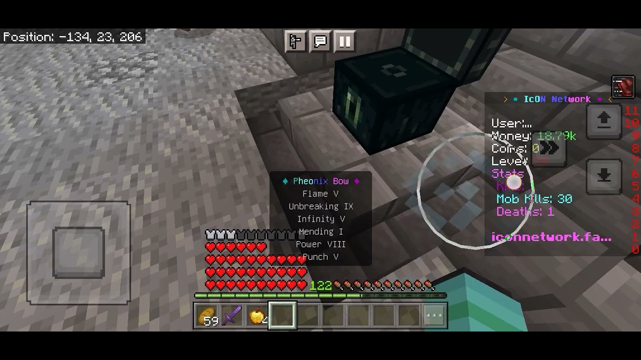 Server name ICONNetwork I lost my phenoix bow