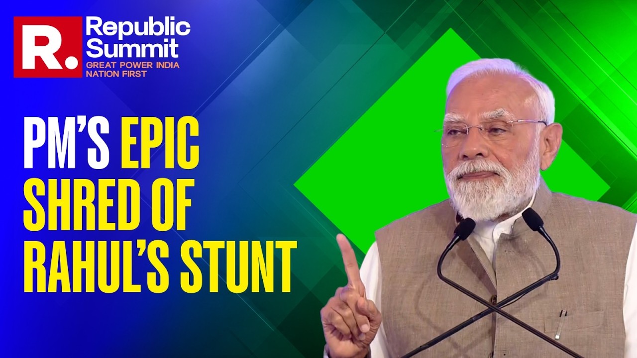 Republic Summit 2026: PM Modi Takes Jibe at Congress for Not Taking Strict Action Against Naxalites