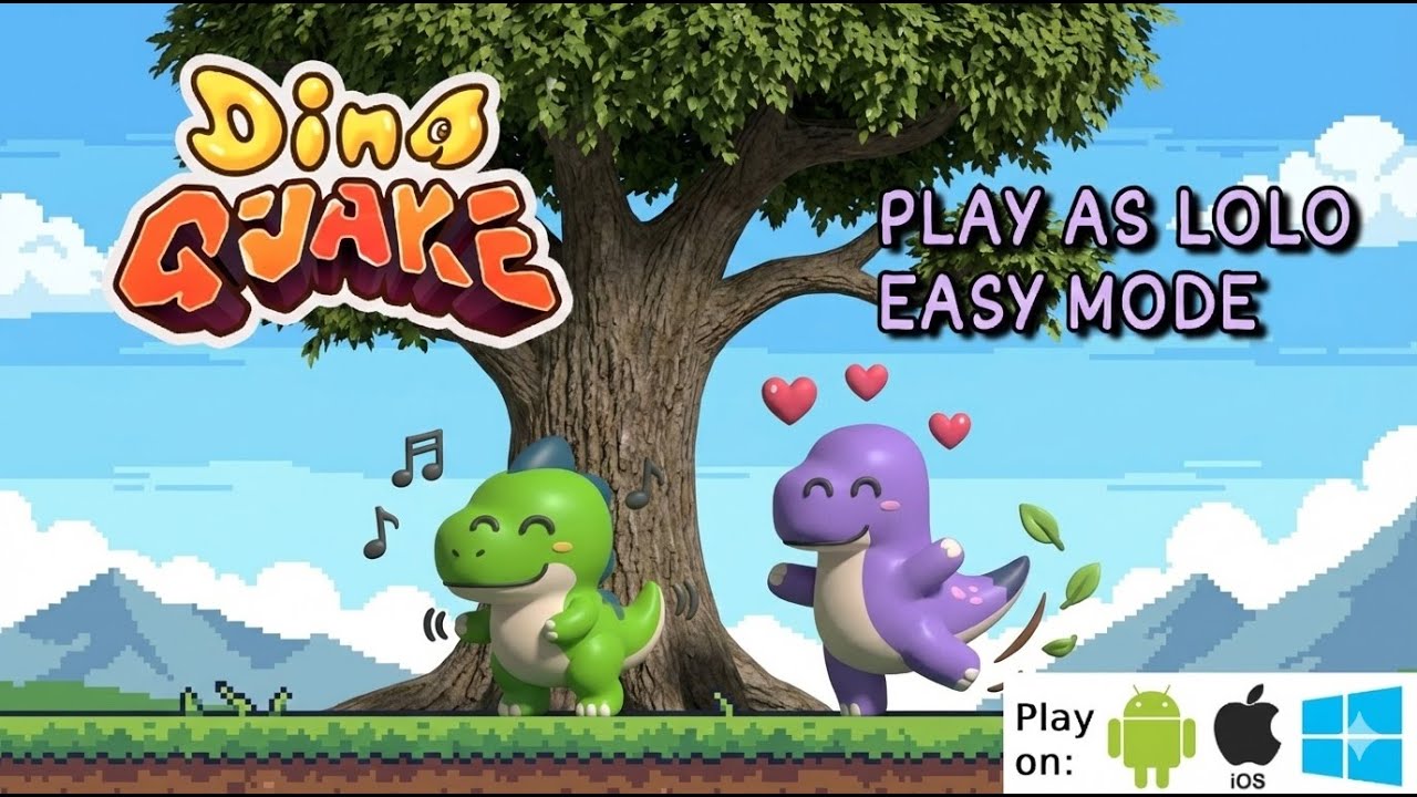 DINO QUAKE - PLAY AS LOLO - DIFFICULTY EASY - KUKUWADEWI TV