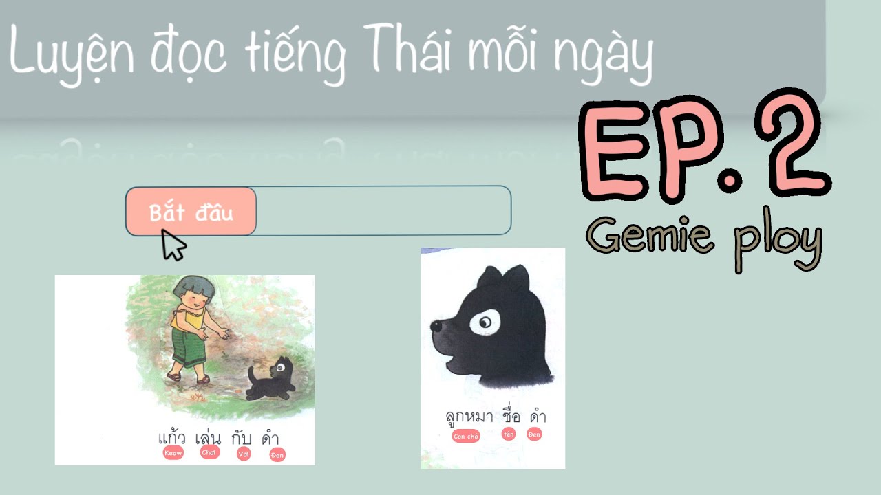 Học TIẾNG THÁI cơ bản - Tiếng Thái lớp 1 quyển 1 - EP.2