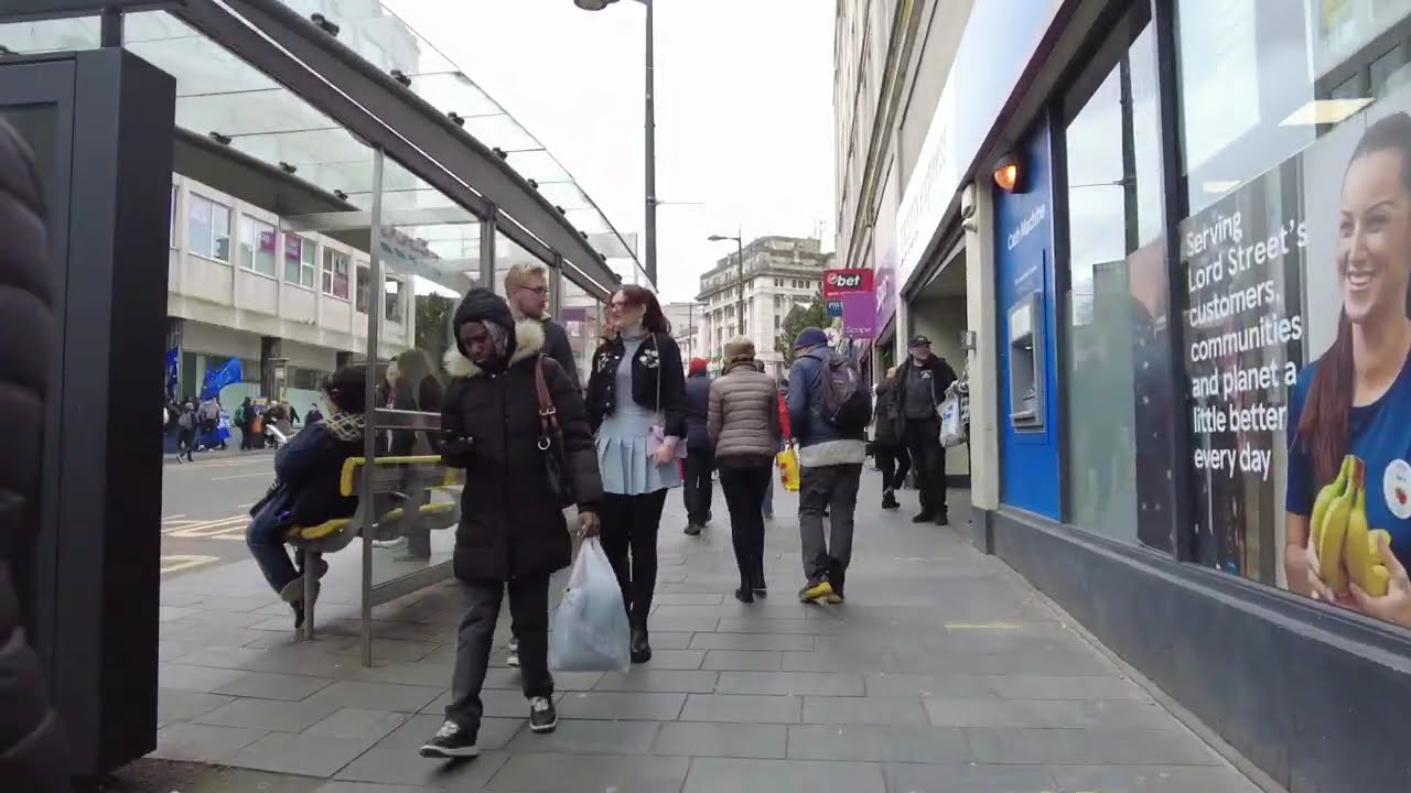 LIVERPOOL Lime Street 4K ASMR | RELAXING Short Walk in City Centre (No Talk)