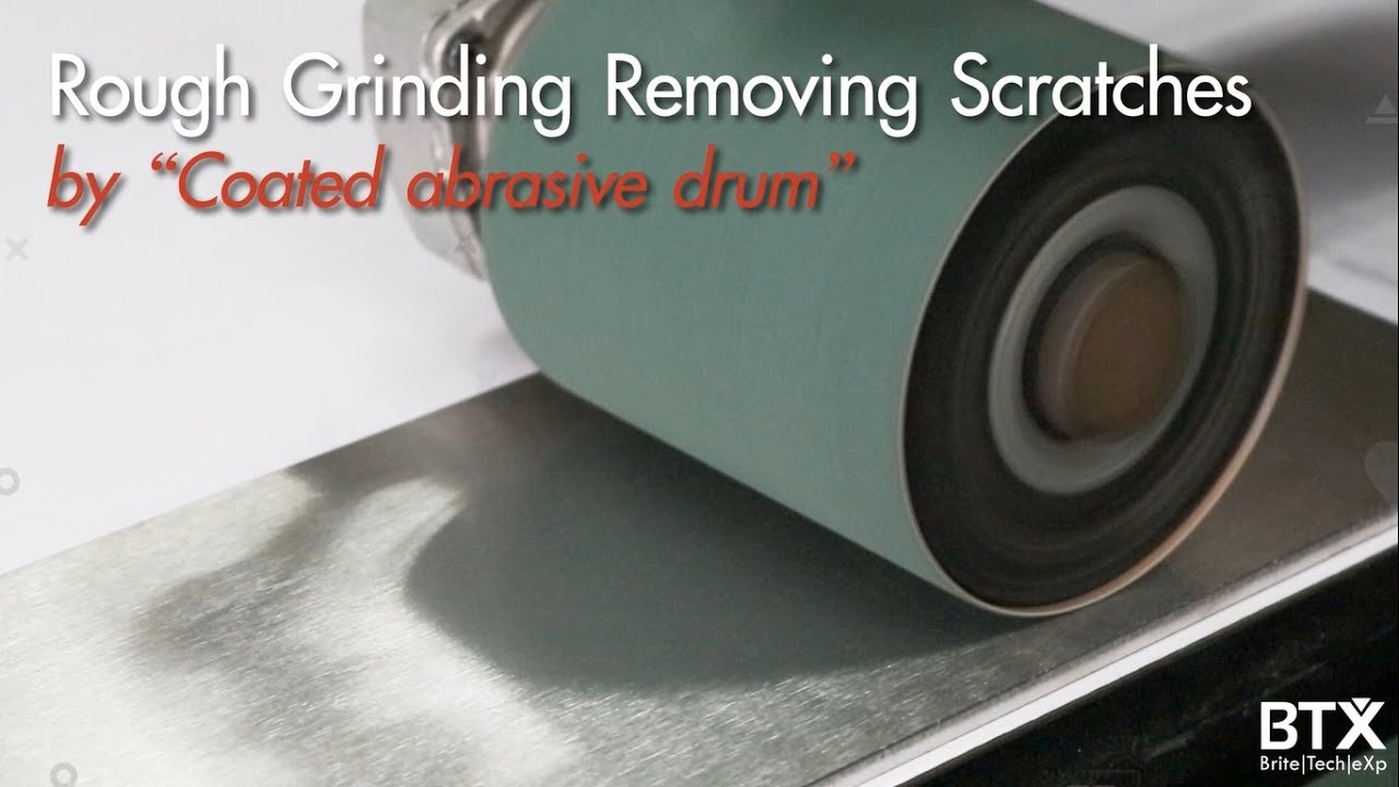 How to Use Coated Abrasive Drum for Removing Scratches?