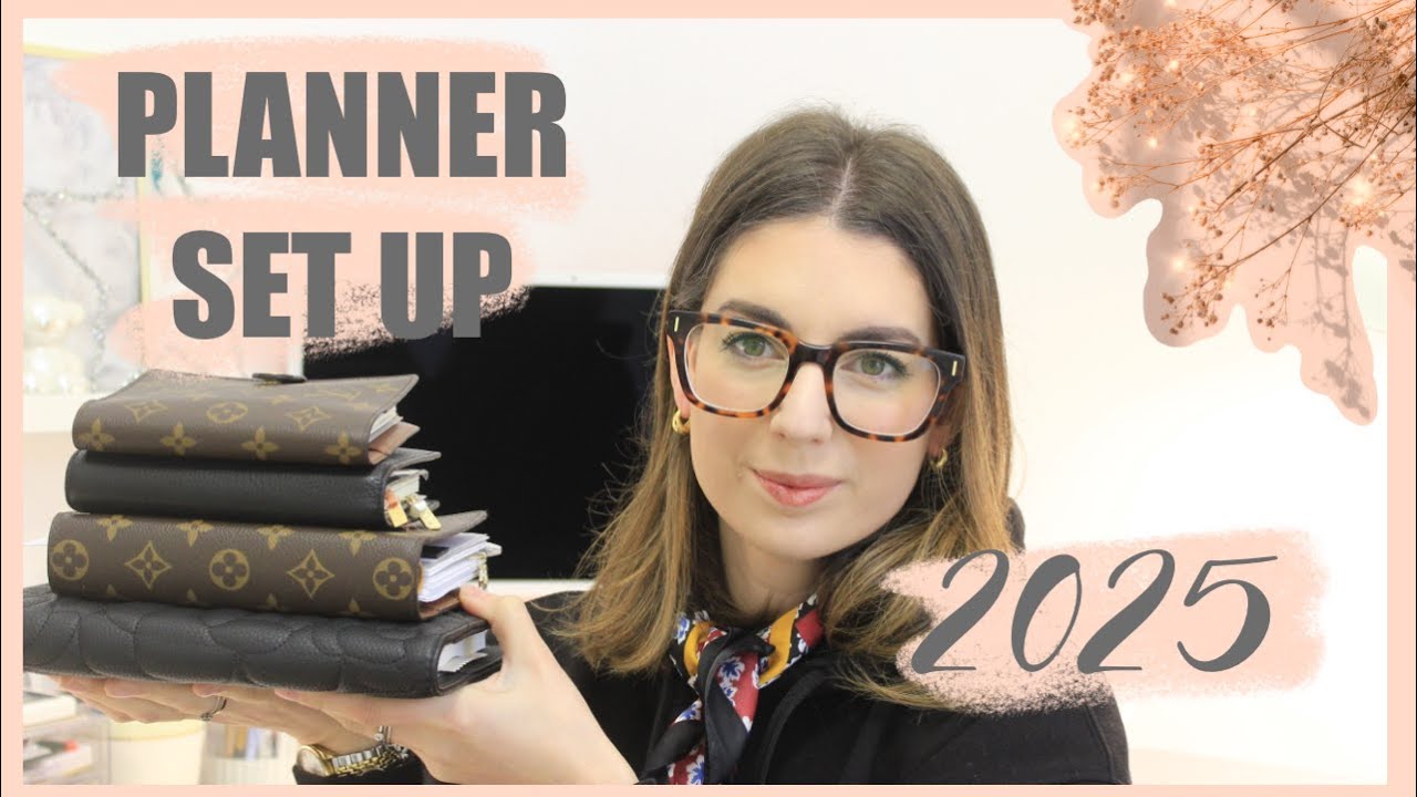 2025 Planner Set Up 📖✨  Como Organizo Todos mis Trabajos ft. moleskine, LV Agenda... | styleandpaper
