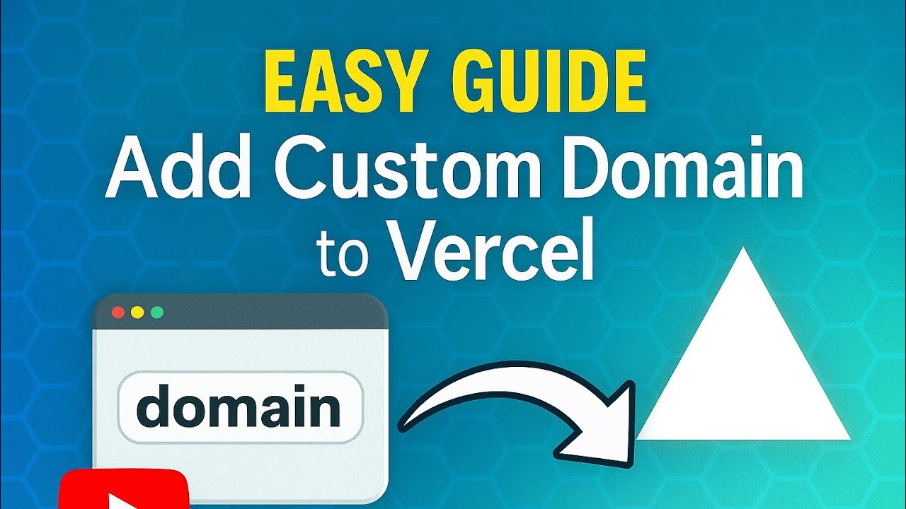 How to add a custom domain to vercel project