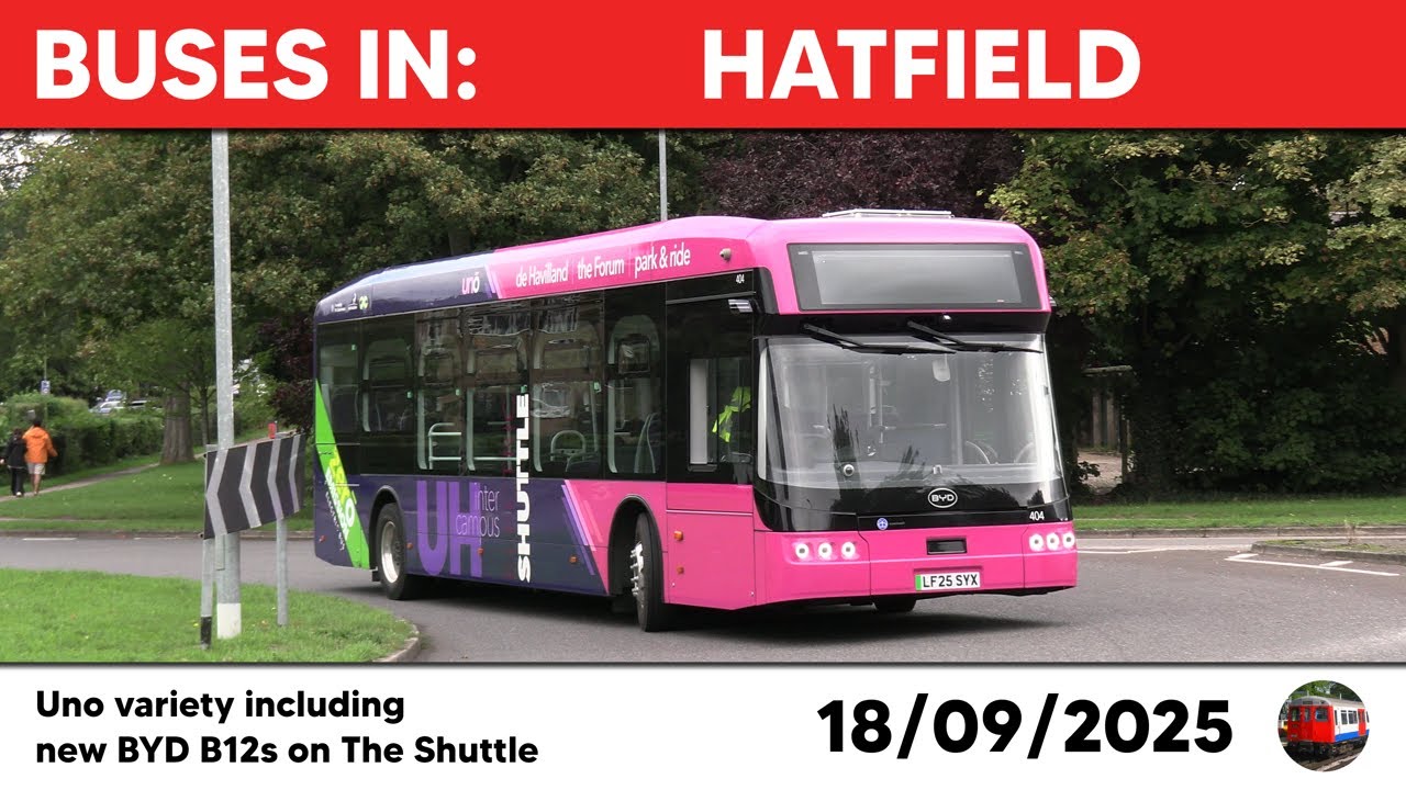 Buses in Hatfield 18/09/2025