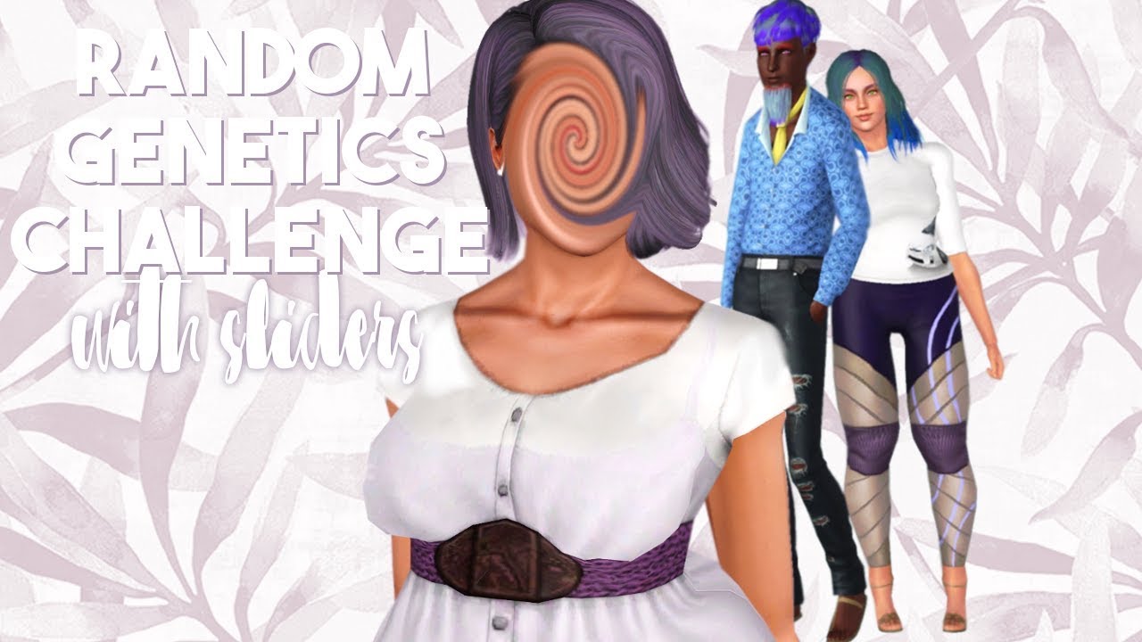 The Sims 3 | Create-A-Sim | Random Genetics Challenge with SLIDERS