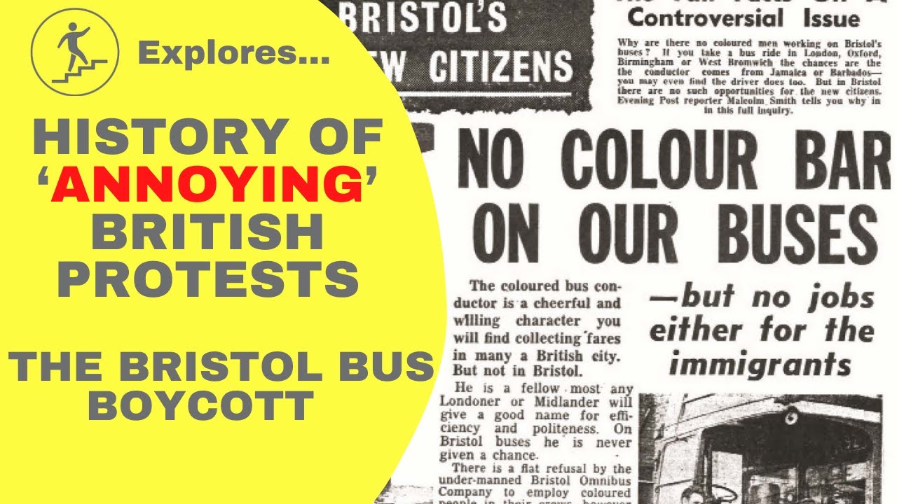 History of ‘Annoying’ British Protests  The Bristol Bus Boycott