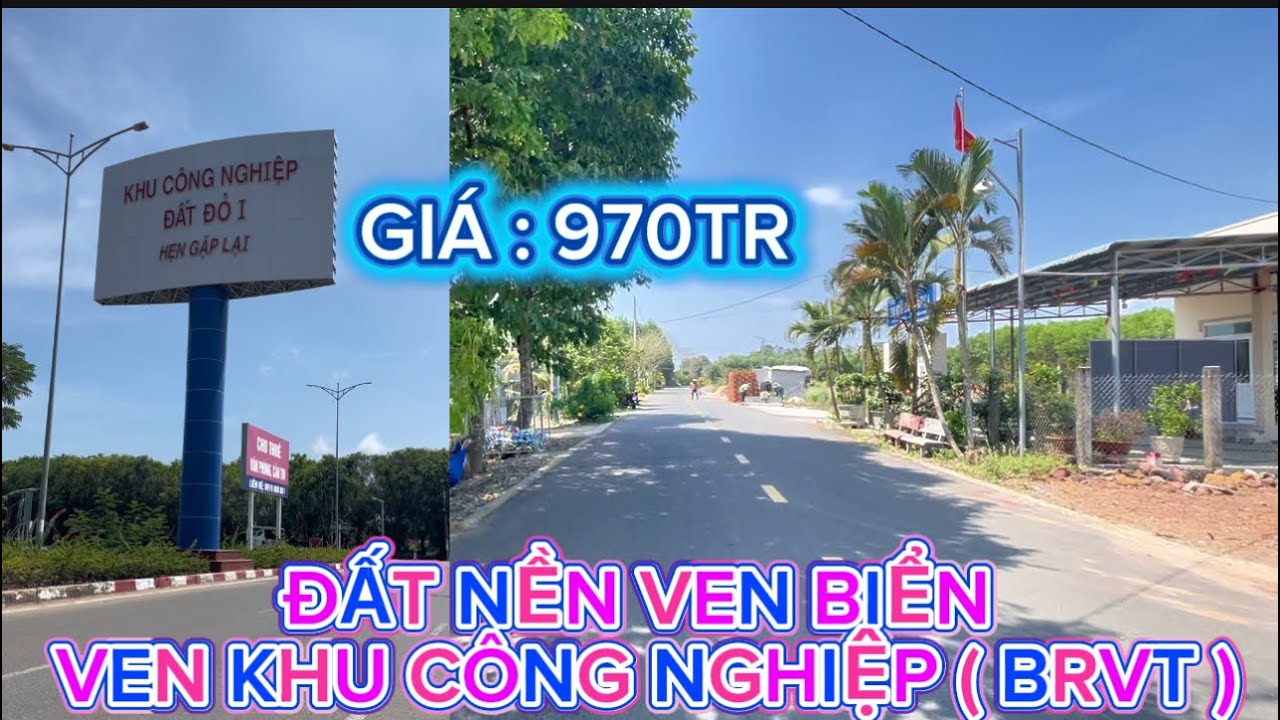 ĐẤT NỀN VEN BIỂN , VEN KHU CÔNG NGHIỆP SỔ SẴN GIÁ RẺ 