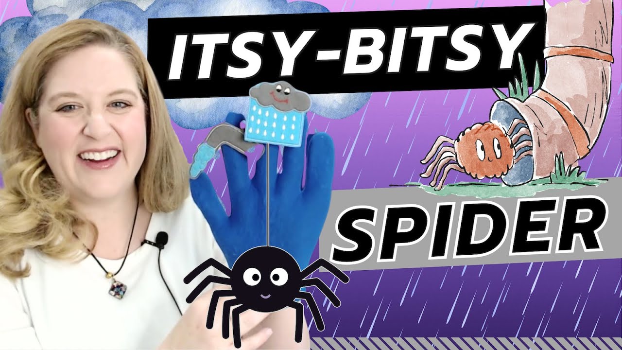 Itsy Bitsy Spider Nursery Rhyme - Spider Online Circle Time Lesson for Preschoolers