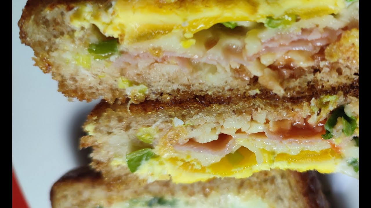 ВКУСНО! ПРОСТО!  Хлебные пласты с зелёным луком, ветчиной и сельдереем