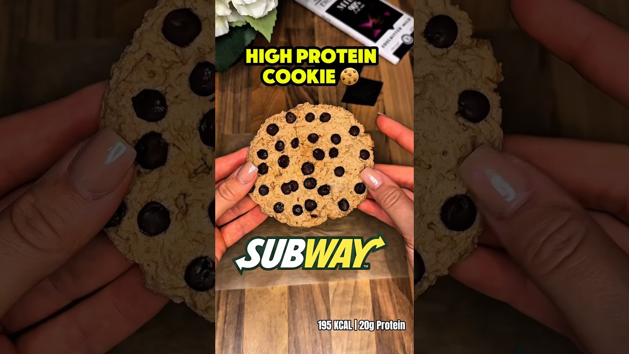 What if Subway made this High Protein Cookie… 🍪⚡️
