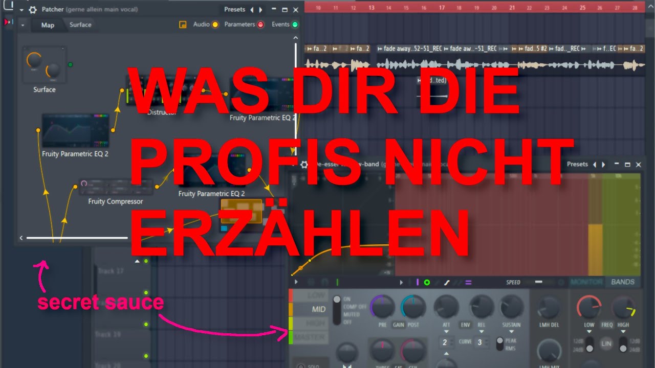 Wie DU deine VOCALS mit FL STUDIO STOCK PLUGINS MIXEN kannst (Mixing Tutorial 2025)
