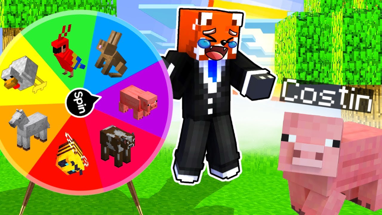 Minecraft dar ROATA ALEGE ce ANIMALE Suntem !
