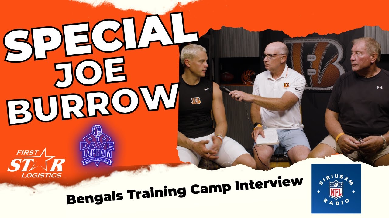 Special Joe Burrow Training Camp Interview With Dave Lapham & Dan Hoard