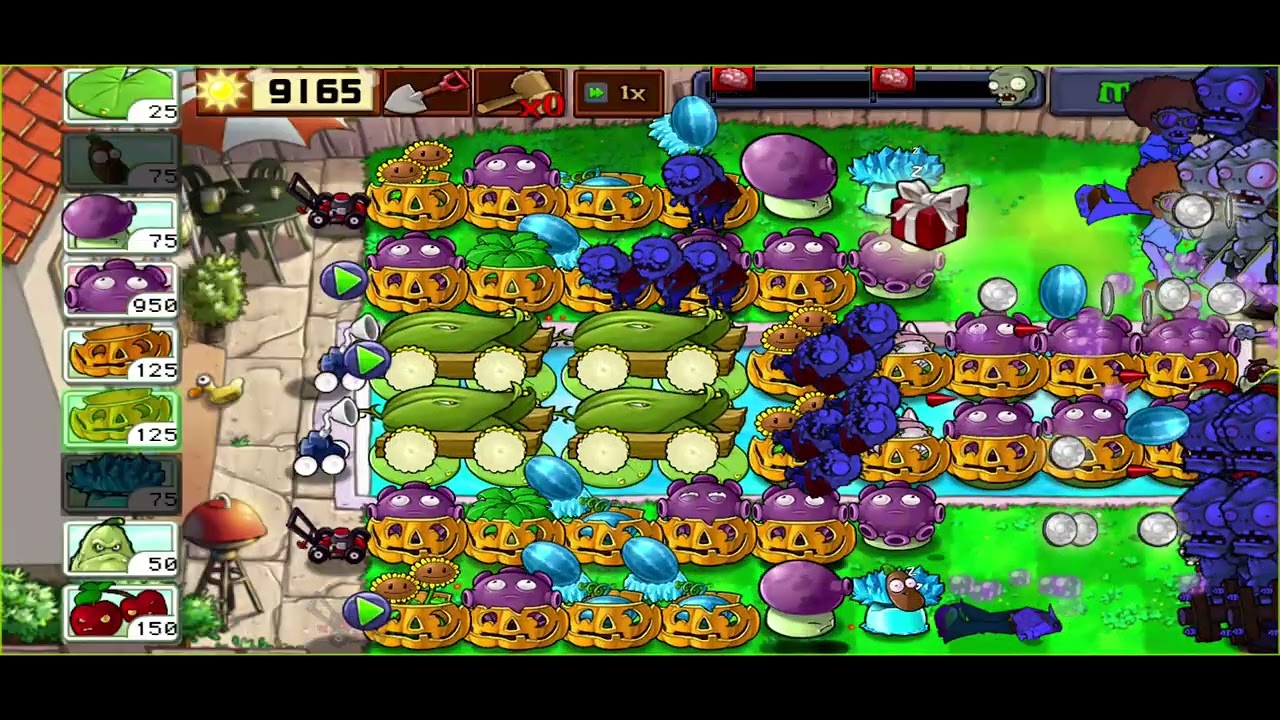 Plants vs Zombies Level 770 Survival Endless Strategy 1 continues..
