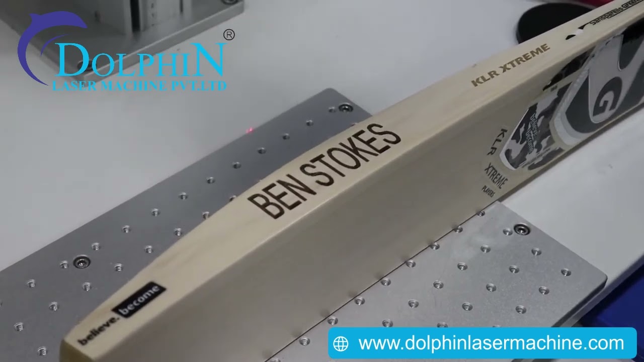 Wooden Cricket Bat Co2 Laser Marking Machine