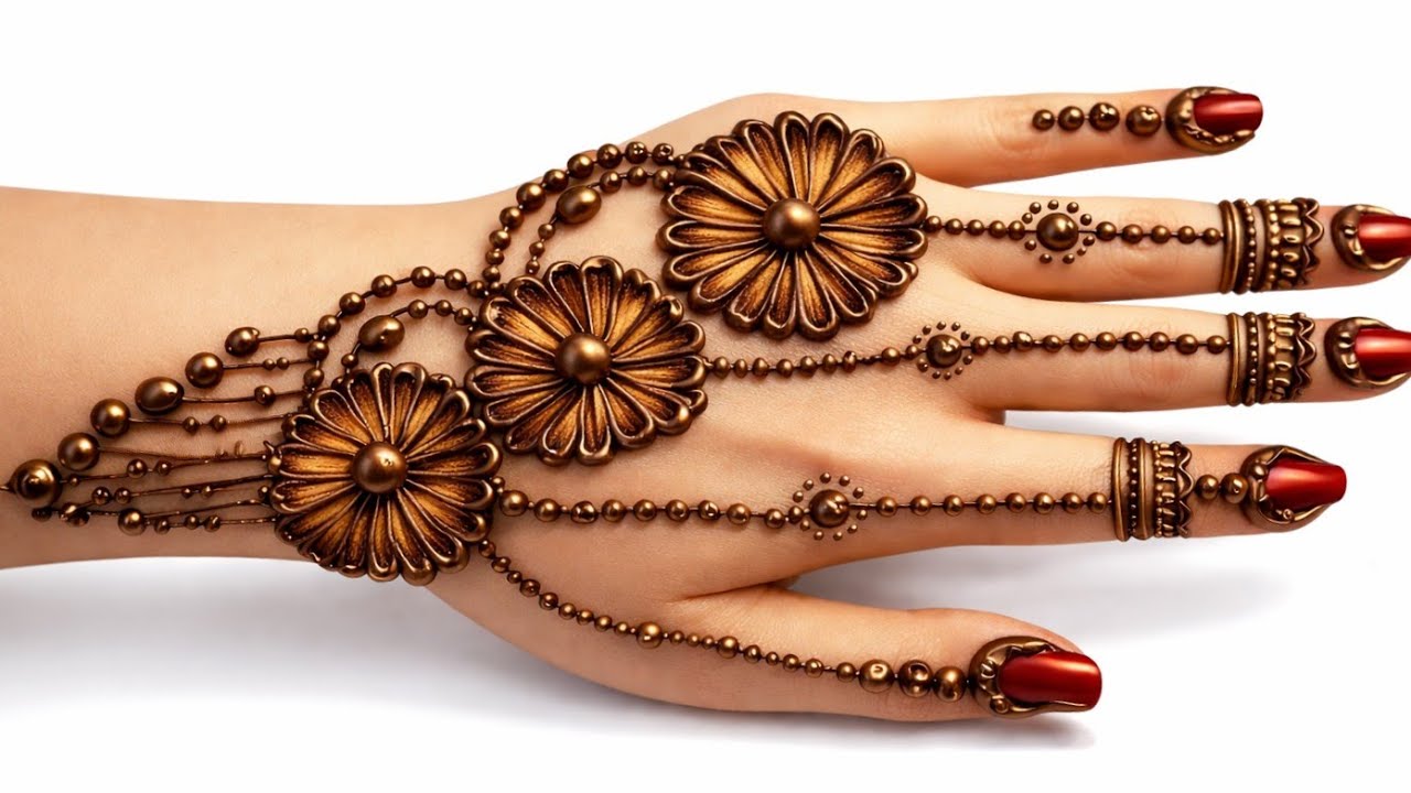 Very Easy Stylish Mehndi Design |Simple Mehndi Design Front hand | Mehndi Design | Mehandi Design