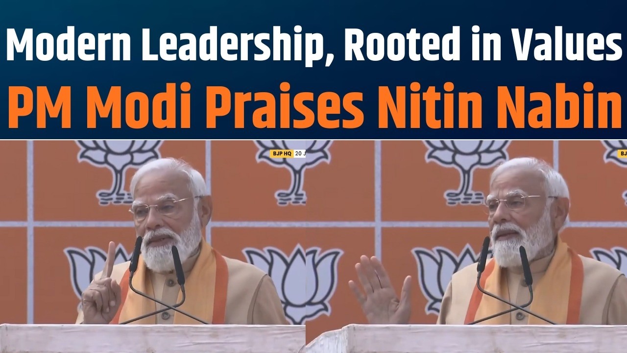 Shri Nitin Nabin is a Millennial Leader Blending Experience & Youthful Energy | PM Modi