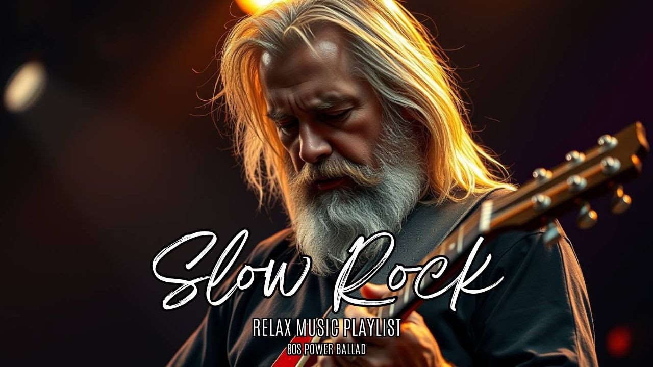 Legendary Slow Rock Classic Rock Ballad Playlist Inspired by 80s and 90s Rock Romance 🎸🔥💿