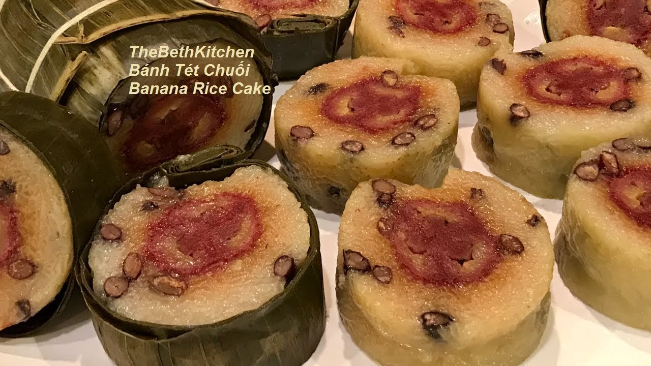 Cách làm Bánh Tét Chuối thơm ngon cho ngày Tết _ Banh Tet Chuoi