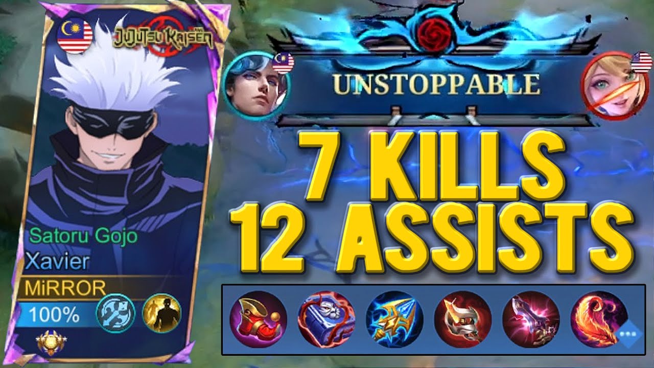 12 ASSIST Xavier CRUSHES Mythic! - Mobile Legends Ranked